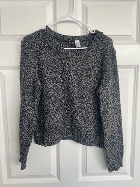 H&M Black and Grey Women's Sweater